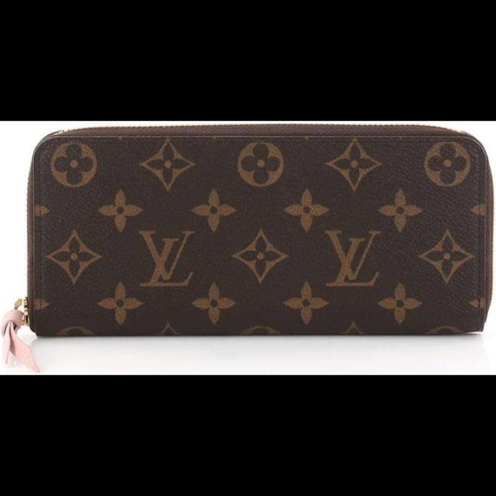 LouieVuitton zippy wallet Rose ballerine